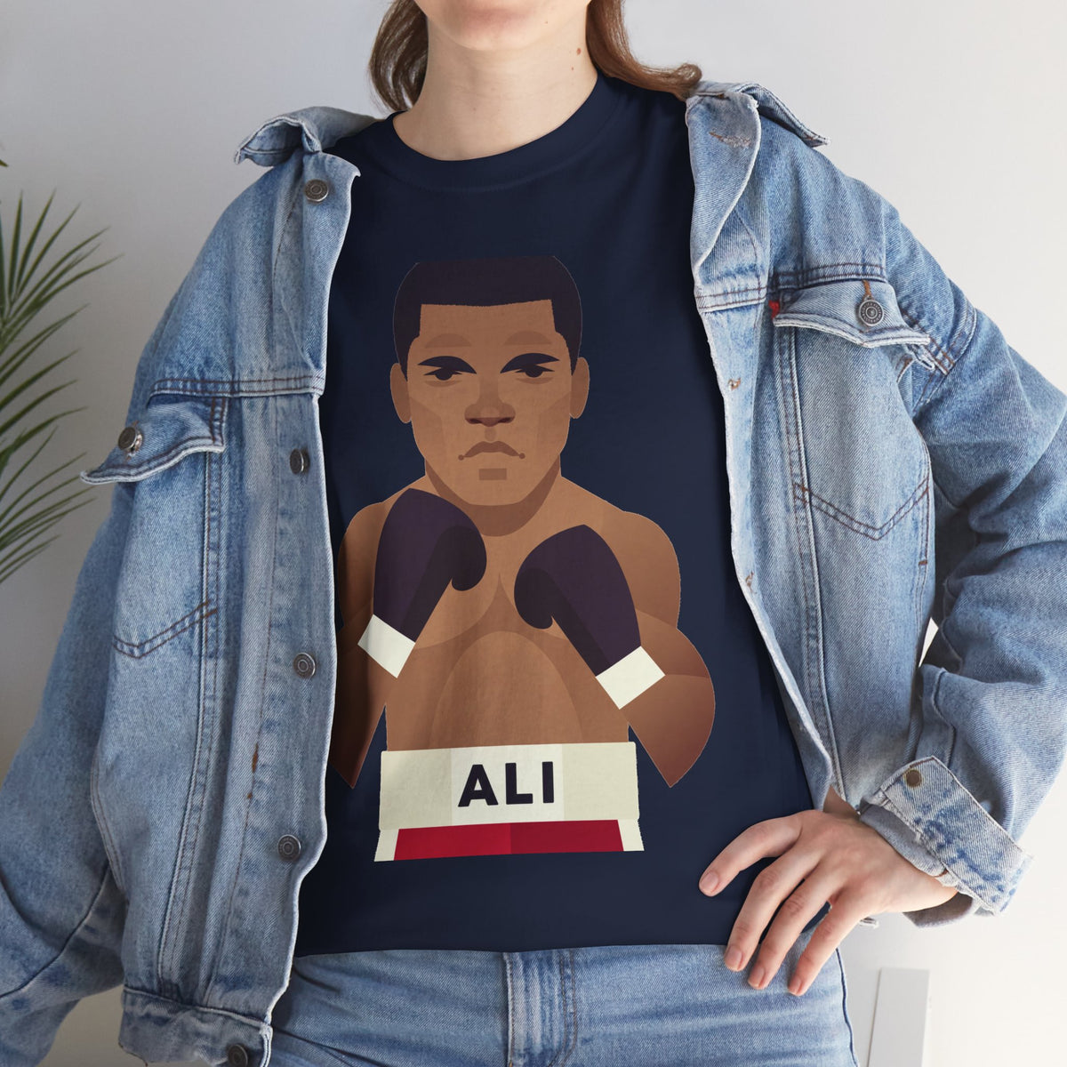 Muhammad Ali Boxing Champion Cotton T-Shirt