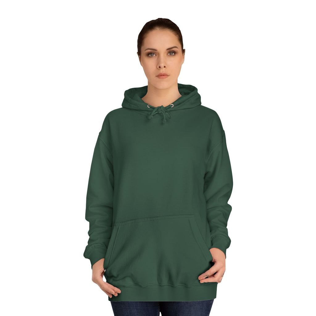 College Hoodie — “Is It Too Late to Be Good” Grinch Holiday Hoodie