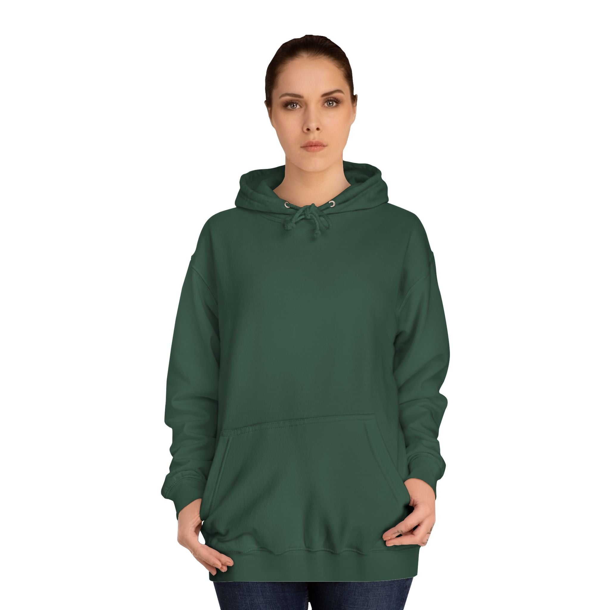 College Hoodie — “Is It Too Late to Be Good” Grinch Holiday Hoodie
