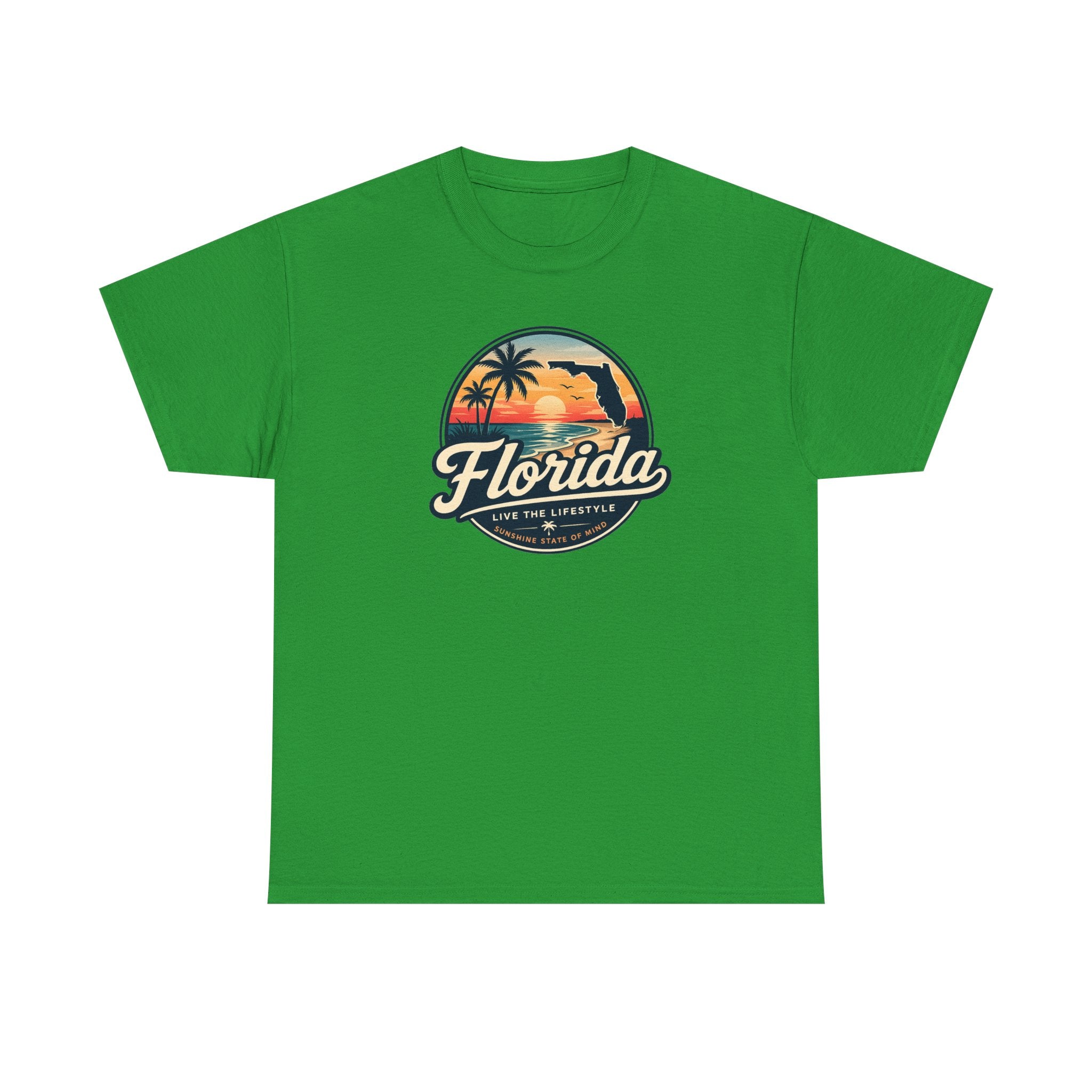 Florida Sunset Tee — Vintage Palm Beach Graphic T-Shirt