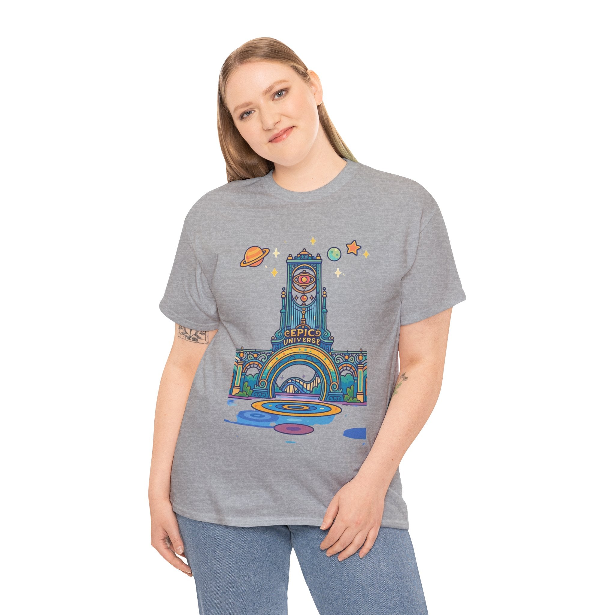 Universal Studios Family Vacation T-Shirt — Retro Space Theater Graphic Tee
