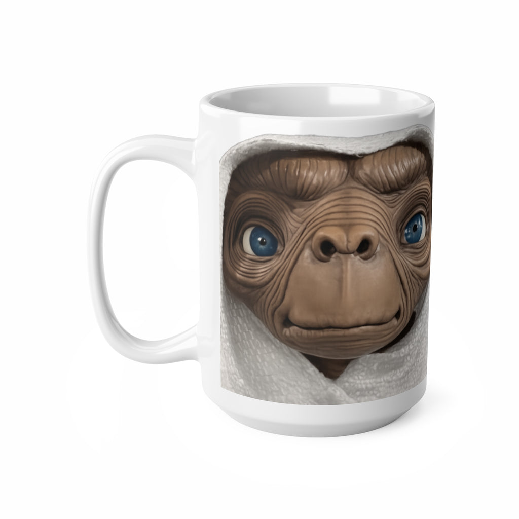 E.T. Face Ceramic Coffee Mug — Retro Sci‑Fi Alien Design, 11oz & 15oz