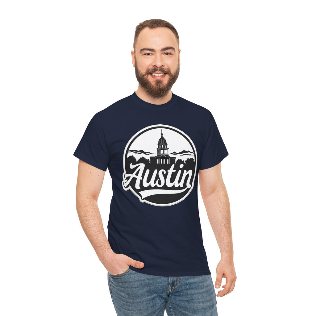 Austin Capitol Graphic Cotton T-Shirt / Tee