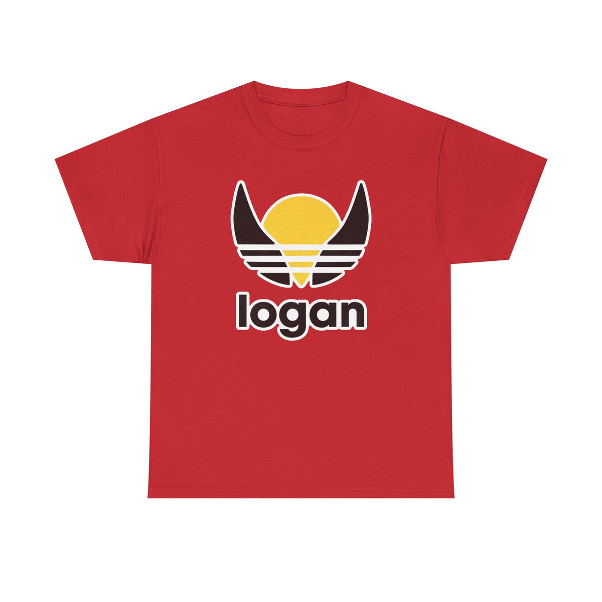 T‑Shirt — 'logan' Retro Sunrise Logo Cotton Tee