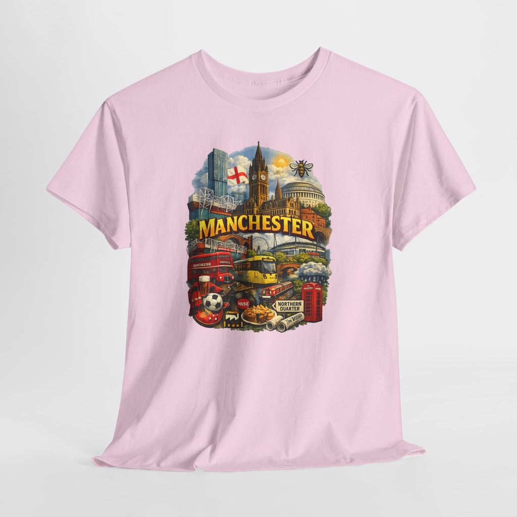 Manchester Skyline Collage T-Shirt