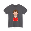 Bryan Robson Manchester United Legend Portrait Cotton T-Shirt