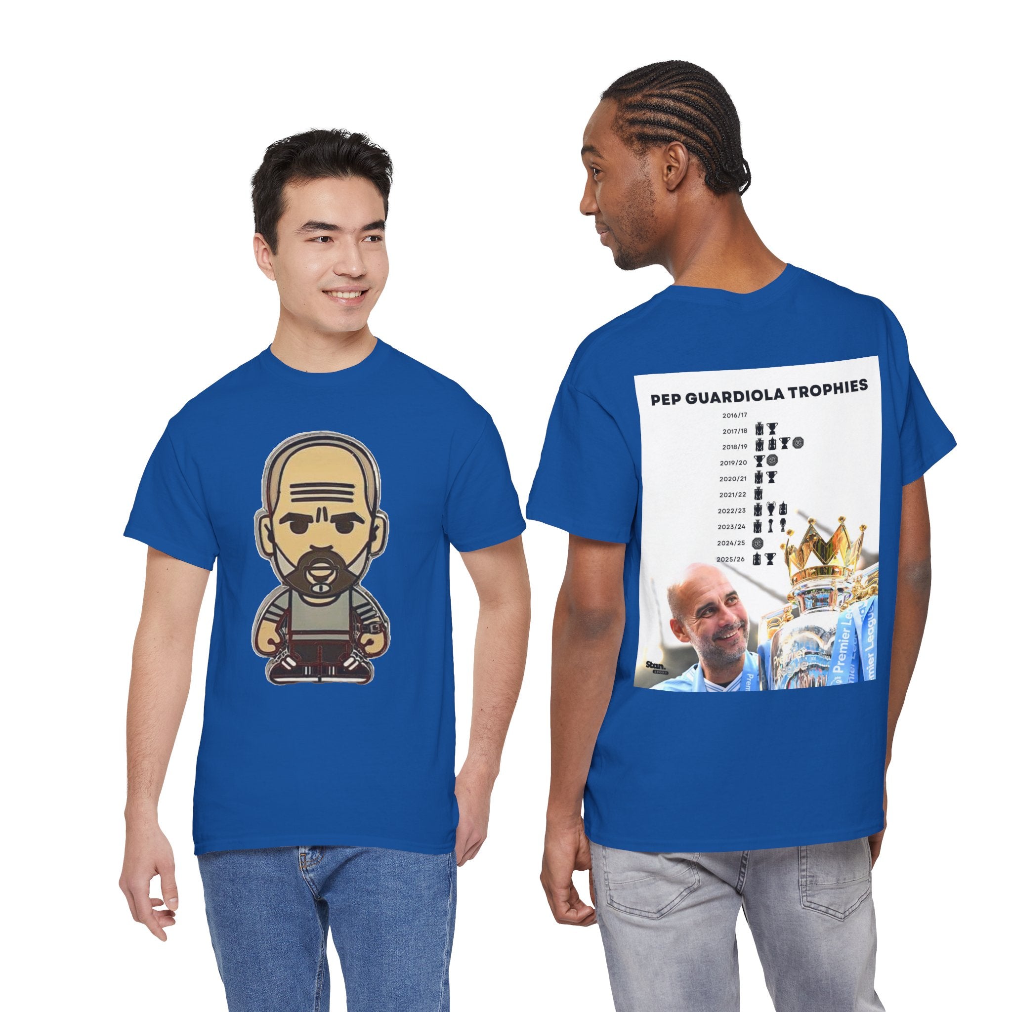 Pep Guardiola Trophies Graphic Tee