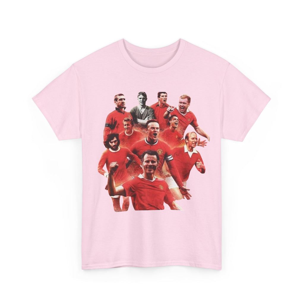 Manchester United Legends T‑Shirt — Retro Team Collage Football Tee