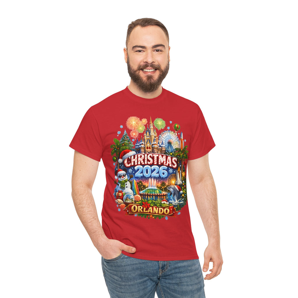 Christmas 2026 Orlando T-Shirt — Holiday Theme Park Souvenir Tee