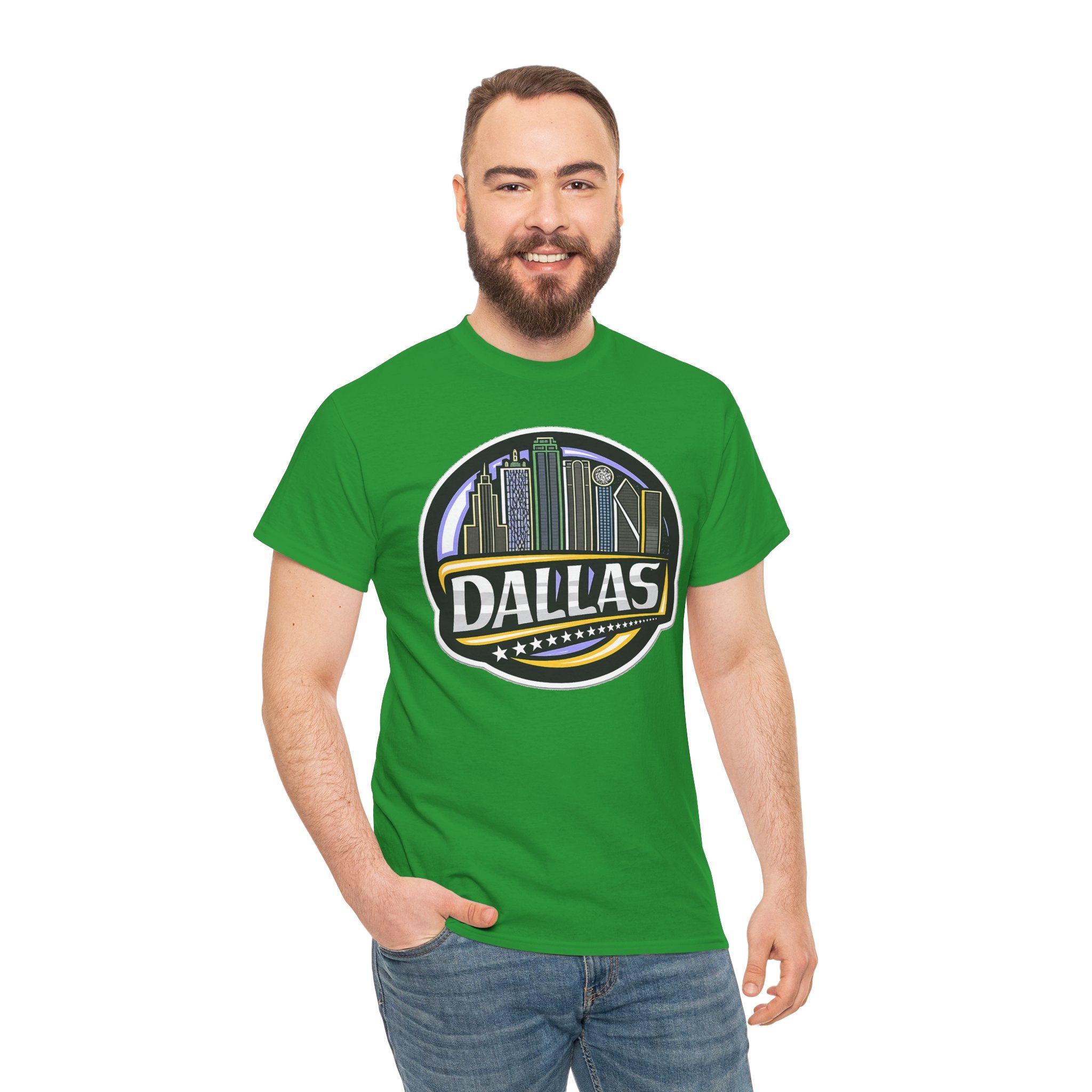 Dallas Skyline Tee — Vintage City Skyline Graphic T-Shirt