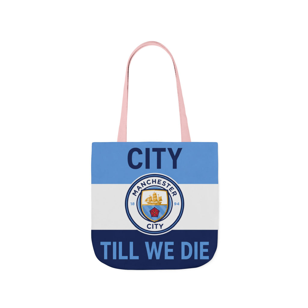City Till We Die Unofficial Canvas Tote Bag — Manchester Football Fan Bag