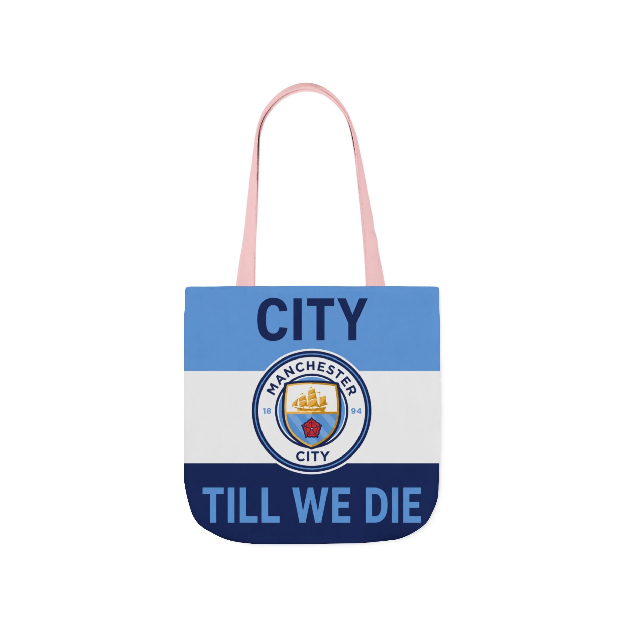 City Till We Die Unofficial Canvas Tote Bag — Manchester Football Fan Bag