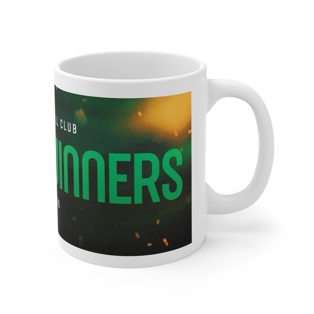 Celtic Double Winners 2025/2026 Mug — Celtic Football Club Ceramic Coffee Cup (11oz & 15oz)