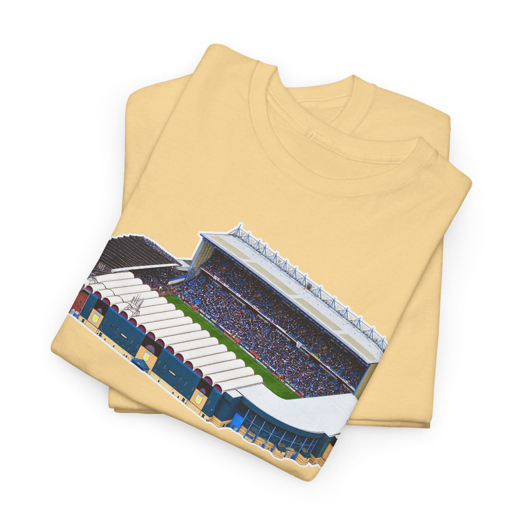 Manchester City Maine Road Stadium Illustration T‑Shirt — Vintage Football Arena Graphic Tee