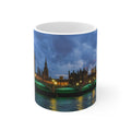 London Night Skyline Mug — Houses of Parliament & Westminster Bridge Ceramic Coffee Cup