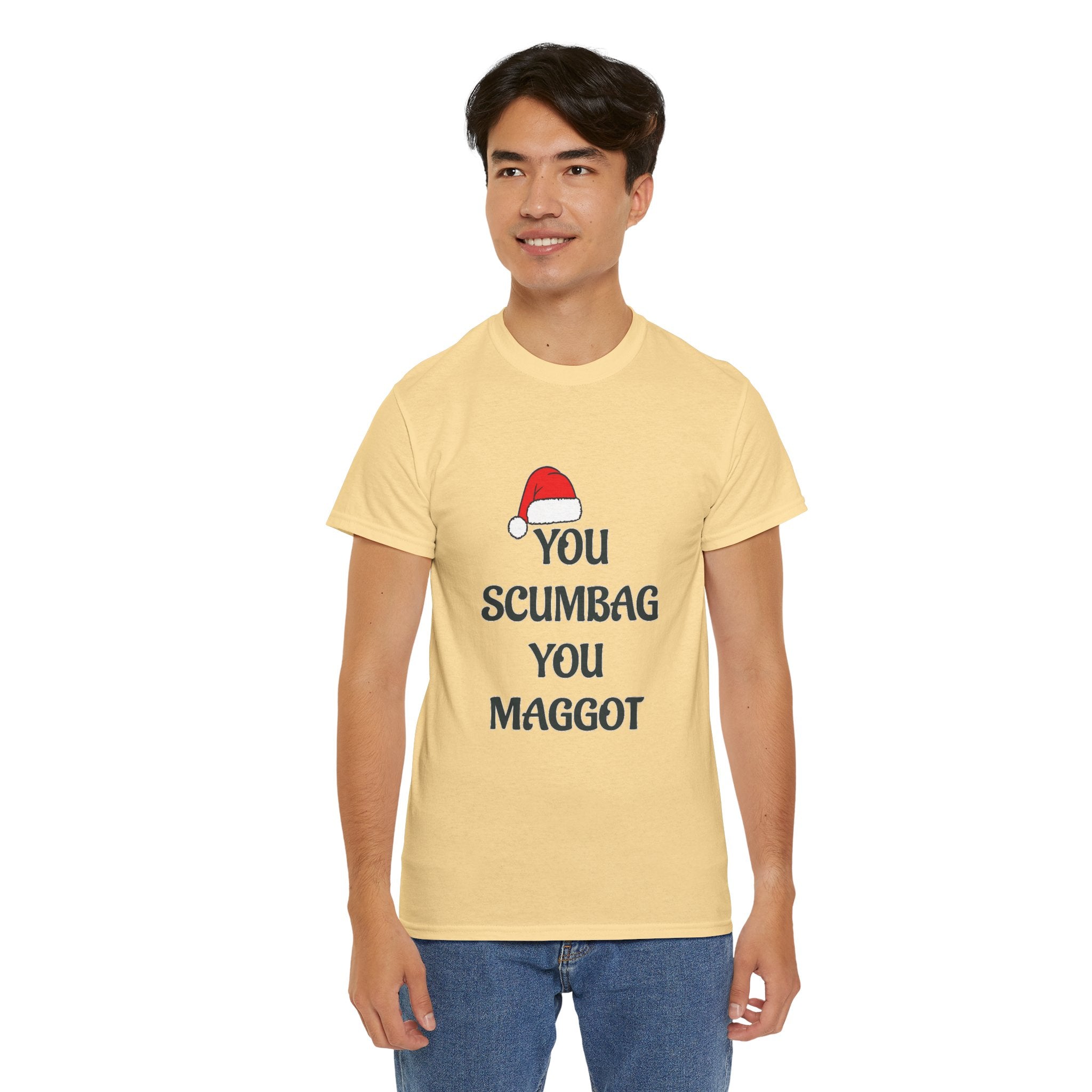 T-Shirt - 'You Scumbag You Maggot' Funny Christmas Novelty Tee