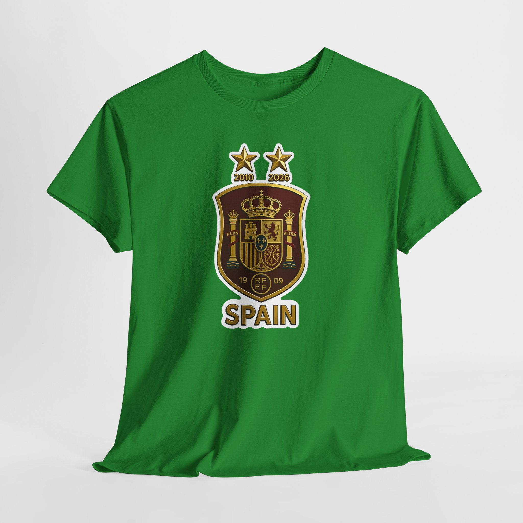 Spain Crest T-Shirt — Vintage Spanish Soccer Shield Tee