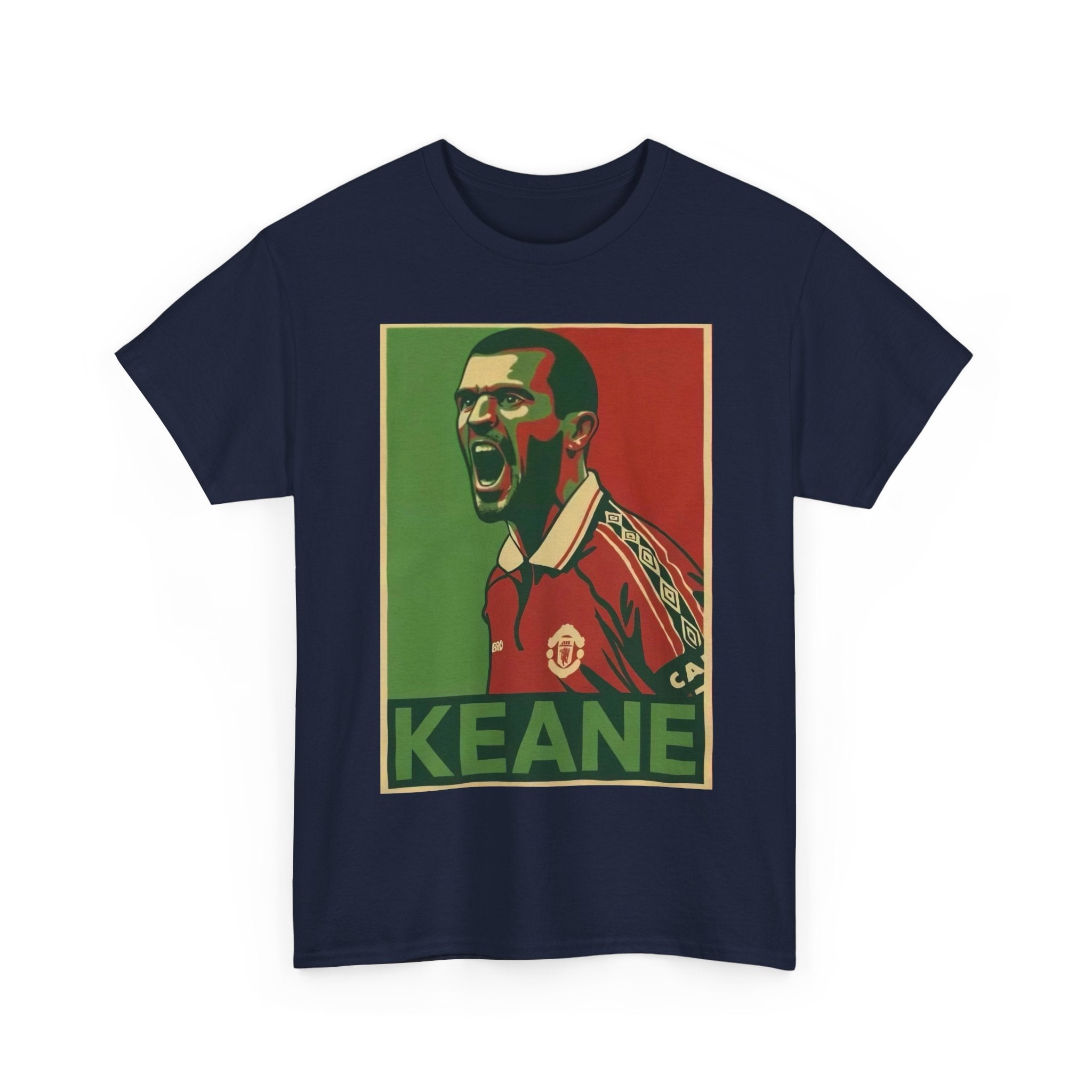 Roy Keane Manchester United Legend Retro Football Tee