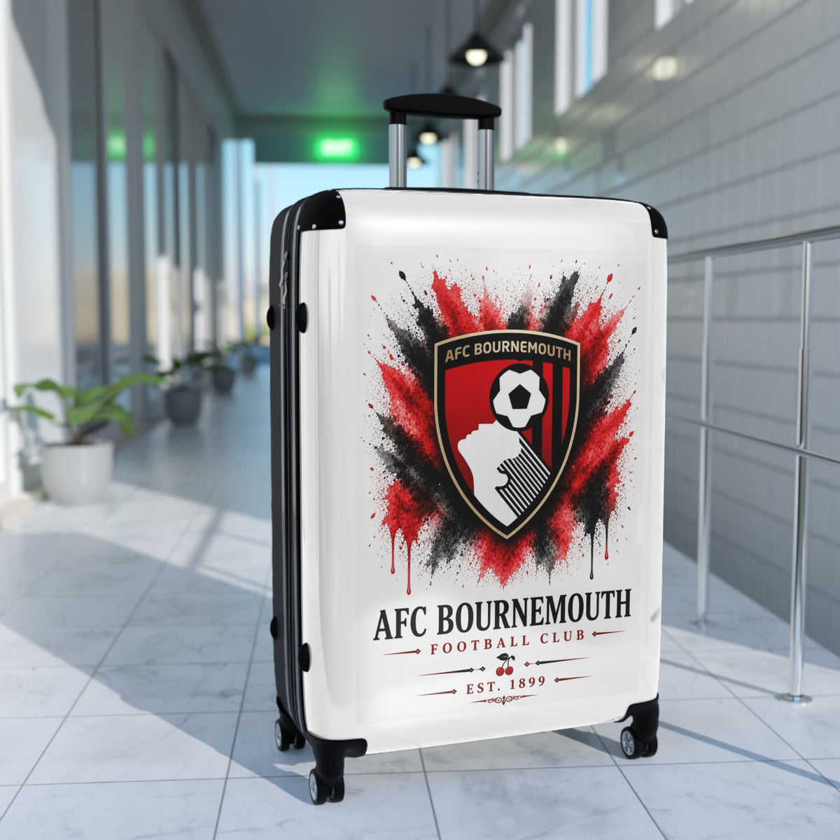 AFC Bournemouth Suitcase – Football Club Crest Cabin Luggage