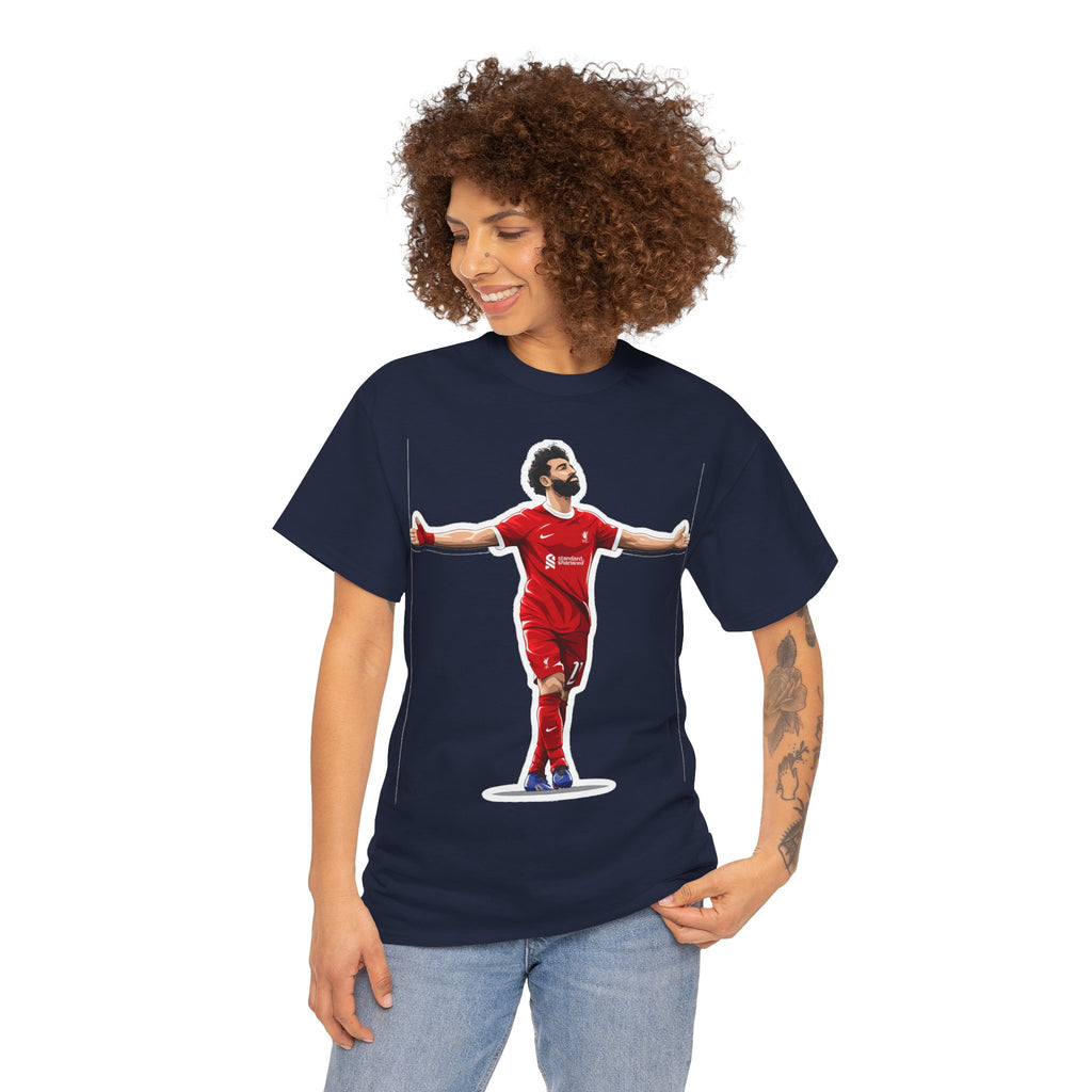 Mo Salah Celebration Tee — Liverpool Graphic T-Shirt