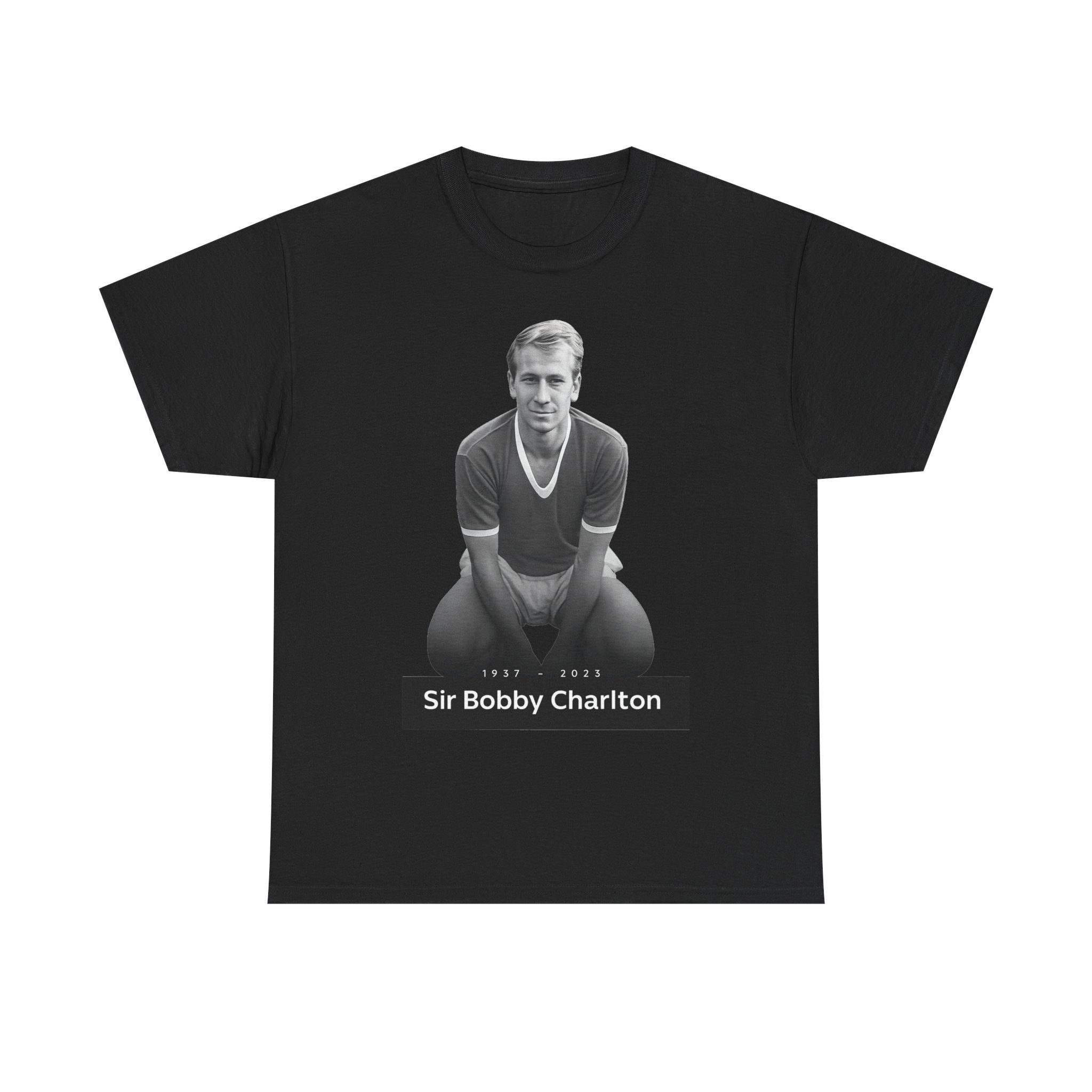 Sir Bobby Charlton Football Legend Cotton T‑Shirt
