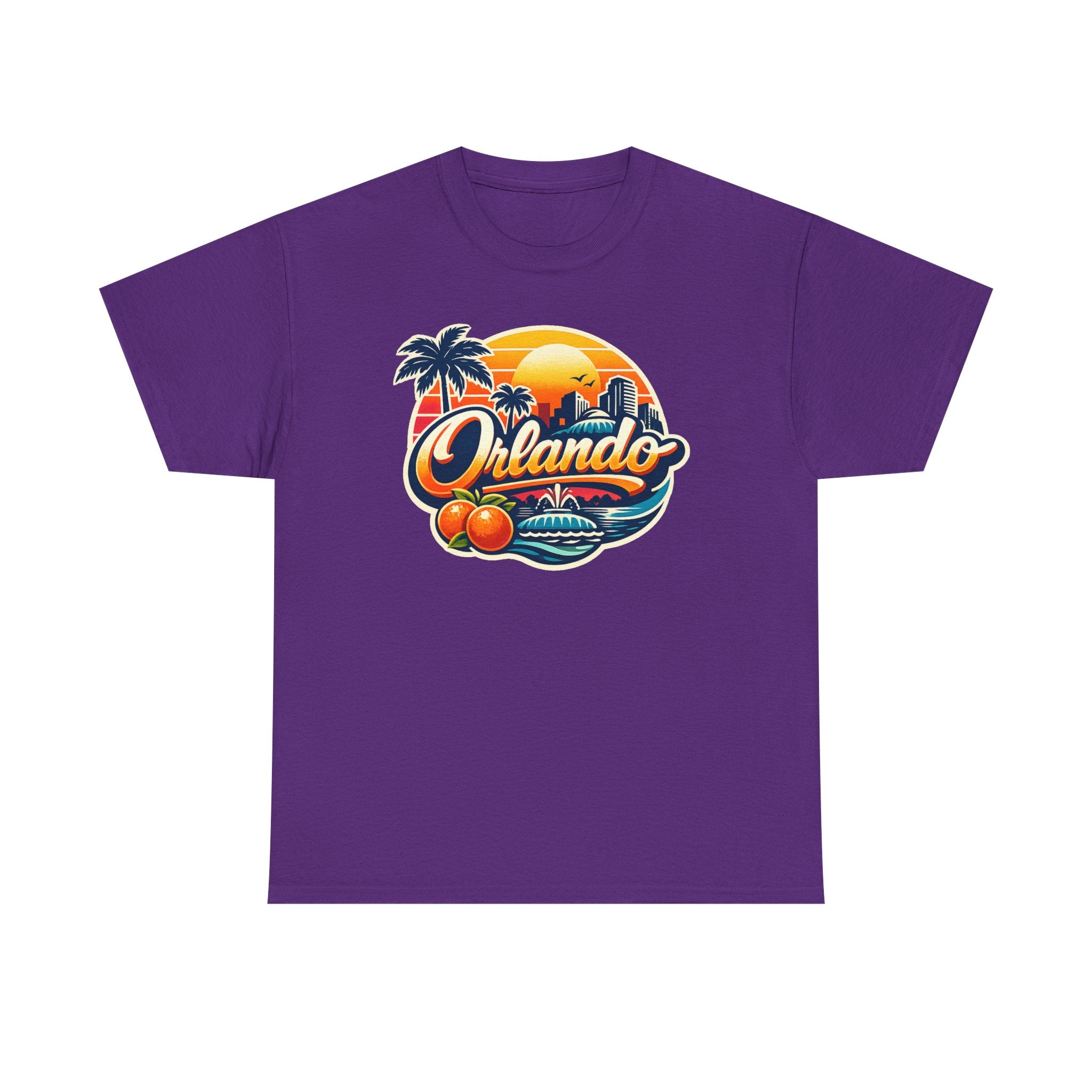 Orlando Retro Sunset T-Shirt — Vintage Florida Vacation Tee