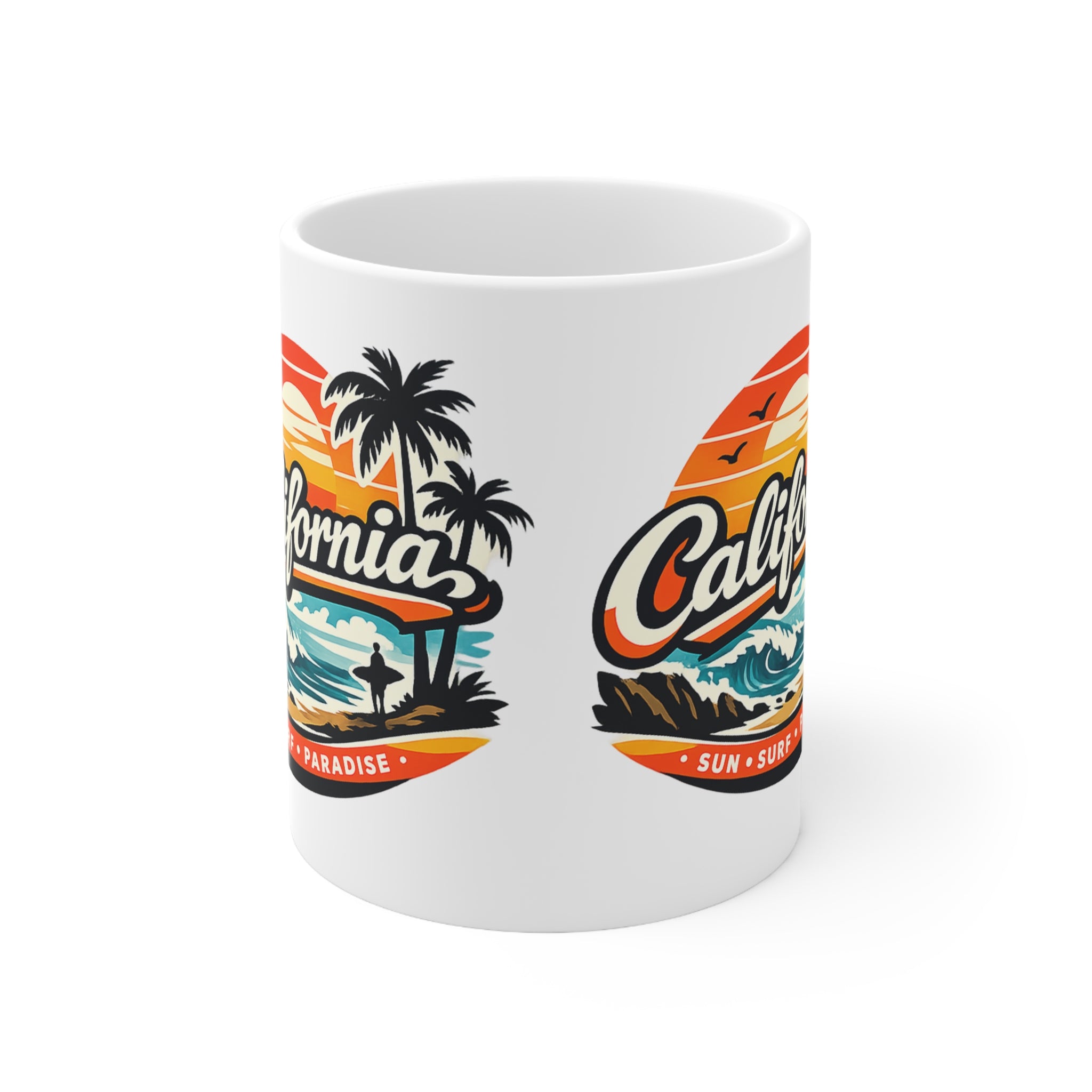 California Sun & Surf Ceramic Coffee Mug — 11oz/15oz