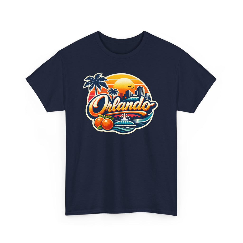 Orlando Retro Sunset T-Shirt — Vintage Florida Vacation Tee