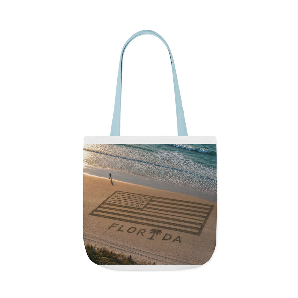 Florida Canvas Tote Bag, 5-Color Straps