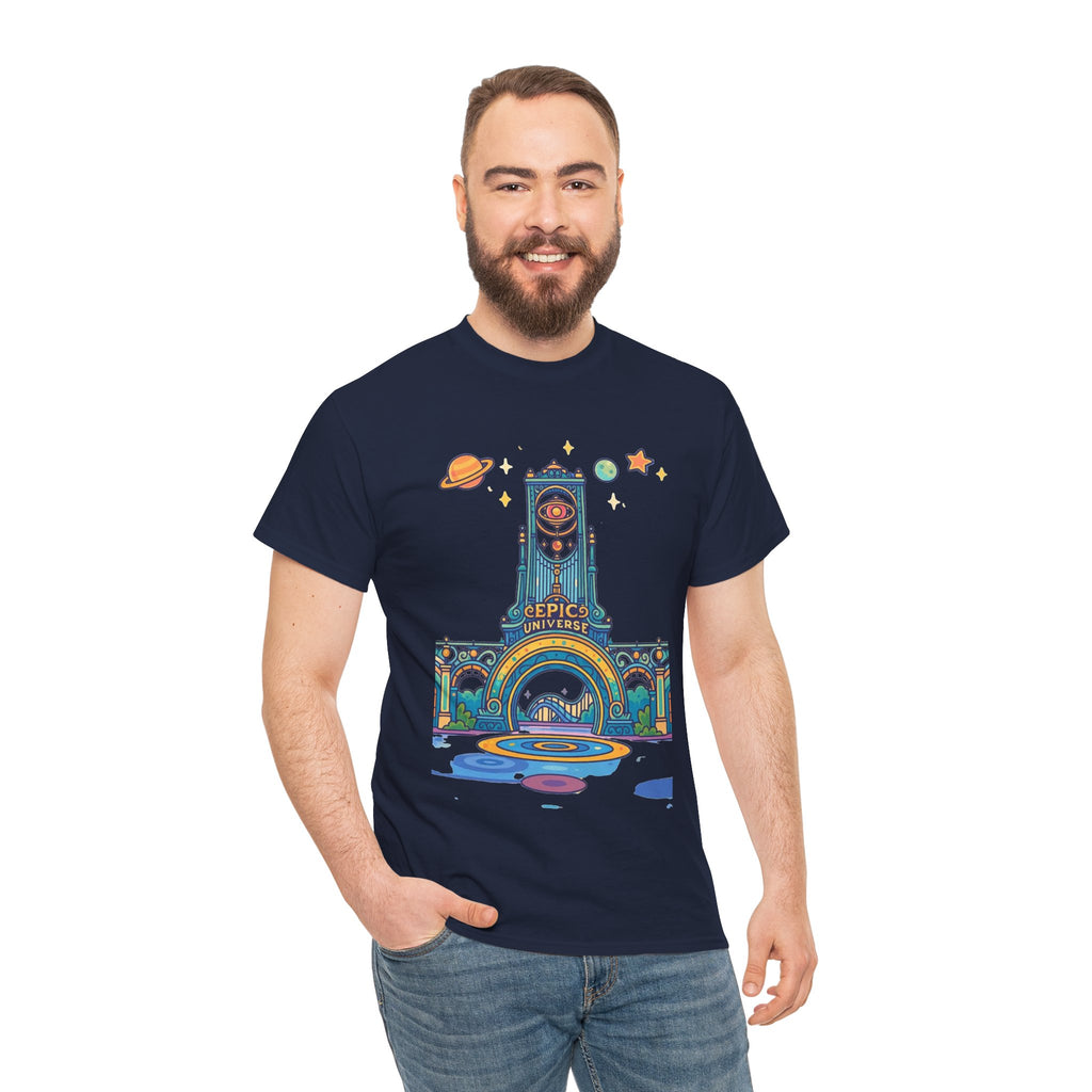 Universal Studios Family Vacation T-Shirt — Retro Space Theater Graphic Tee