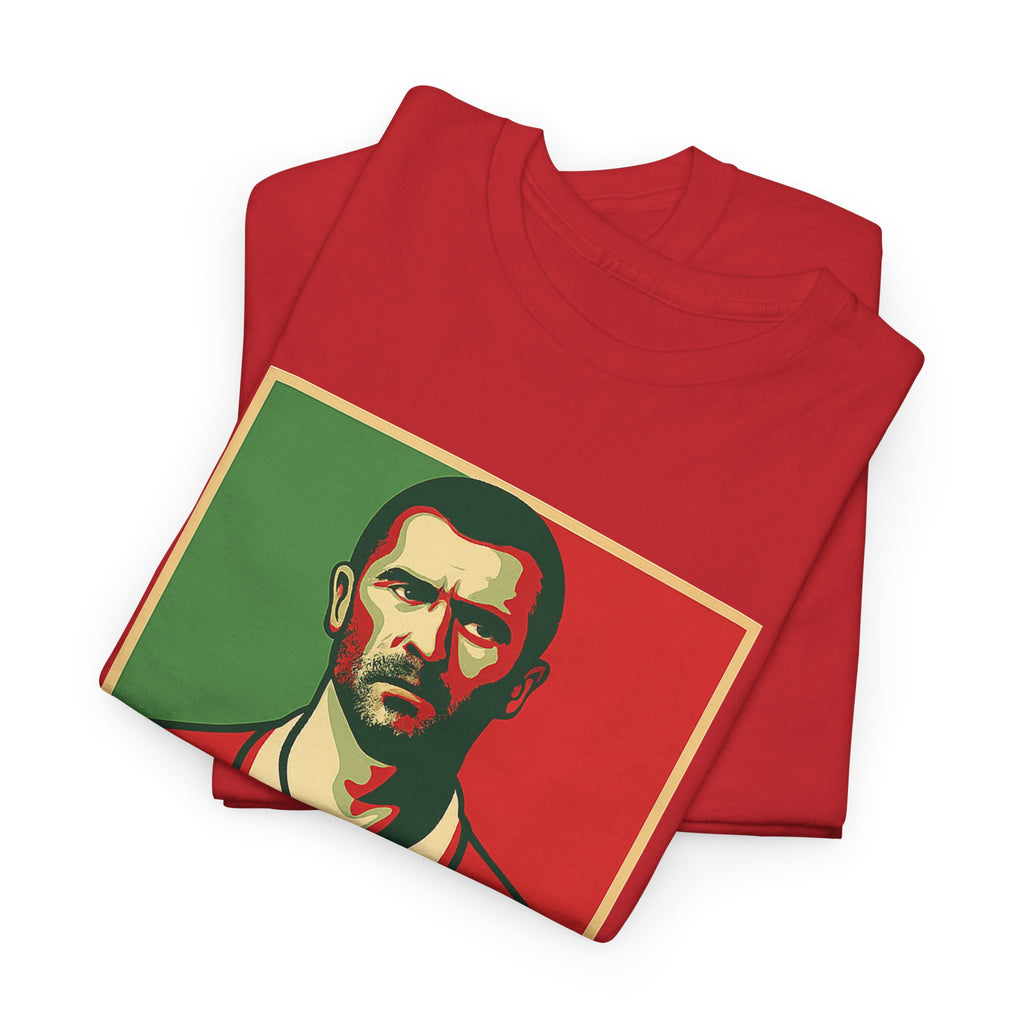 Keane Football Poster Tee — Retro Soccer Jersey Graphic T-Shirt