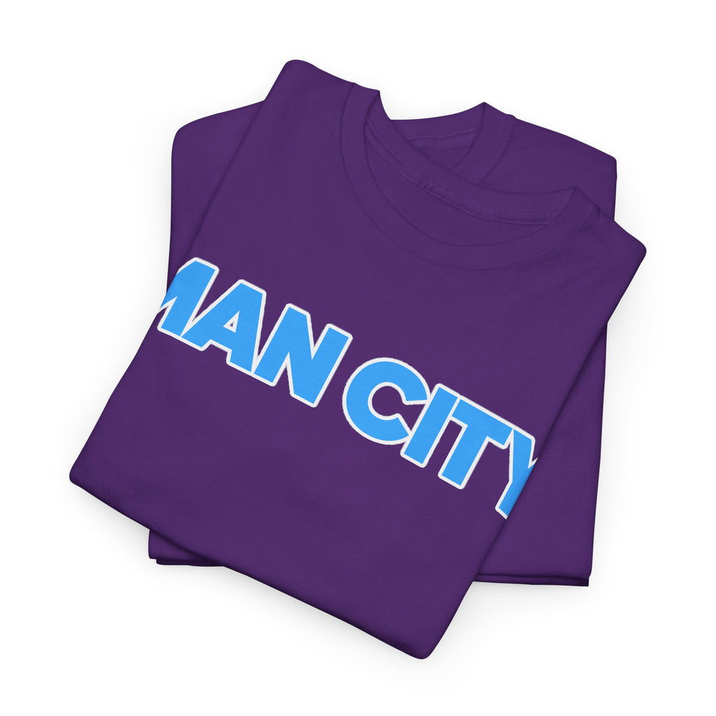 Man City Cotton T‑Shirt — Minimal Football Fan Tee