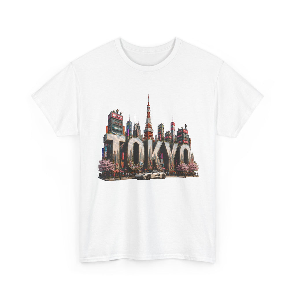 Tokyo Skyline T-Shirt — Vintage Cityscape Graphic Tee