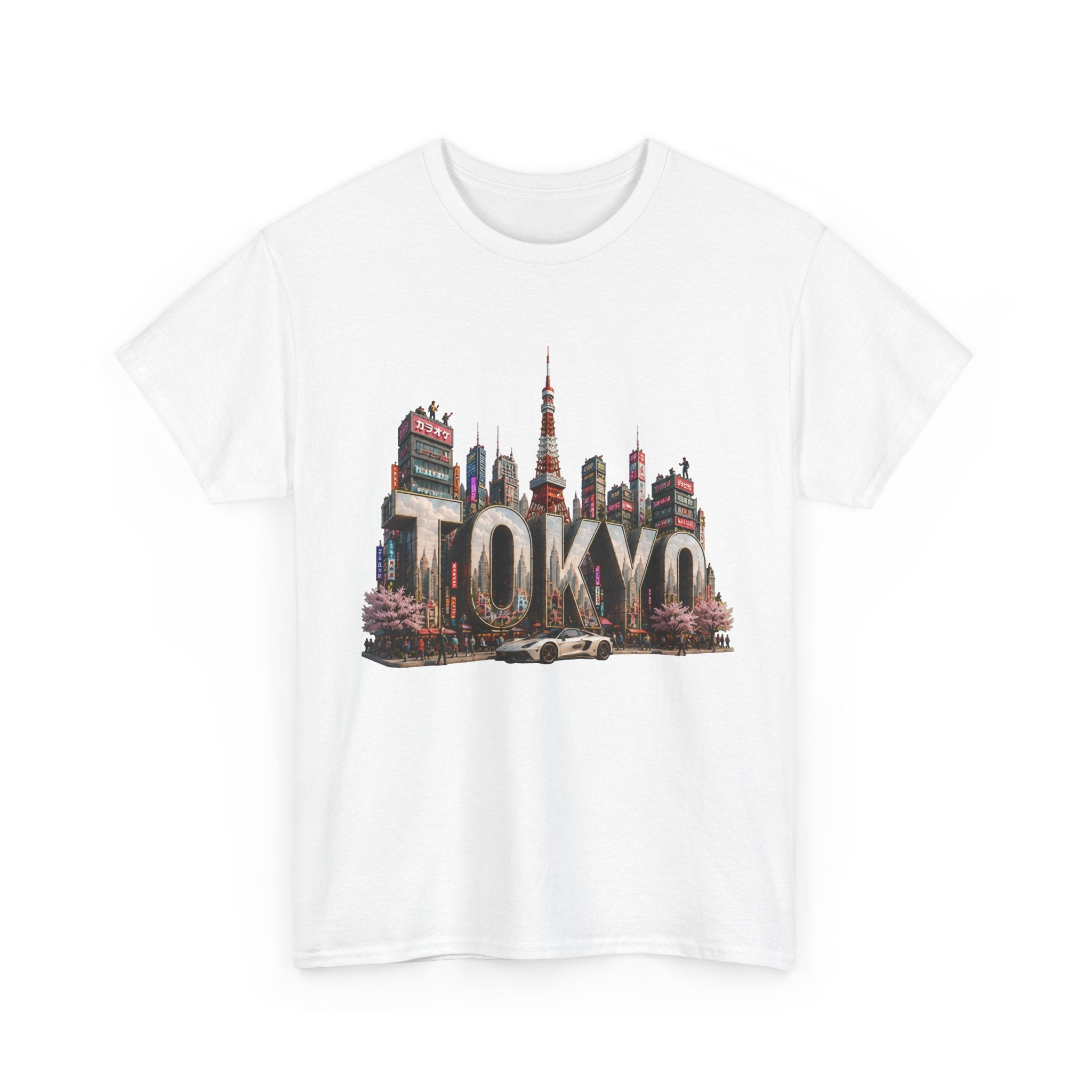 Tokyo Skyline T-Shirt — Vintage Cityscape Graphic Tee