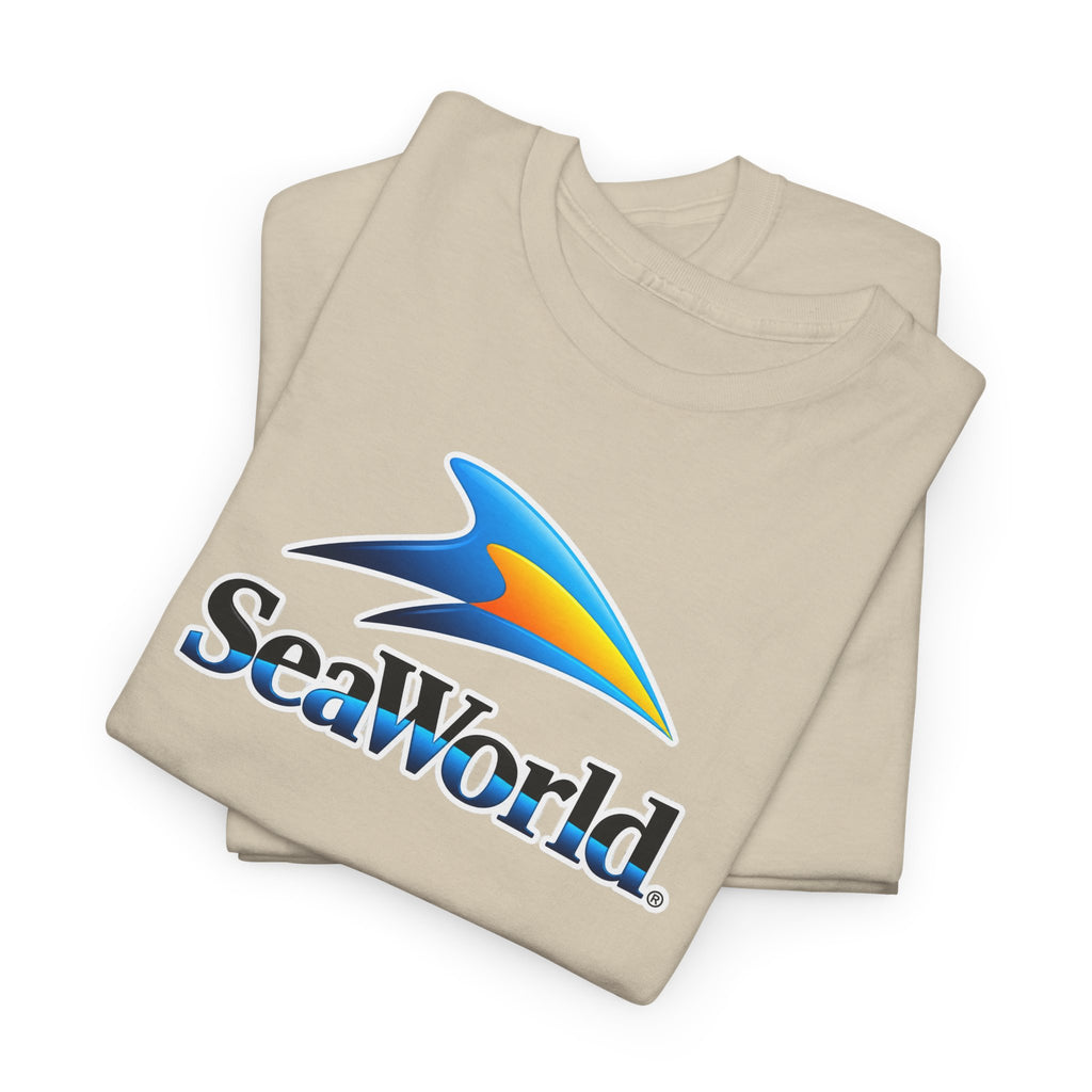 SeaWorld Logo T-Shirt — Classic Ocean Theme Tee