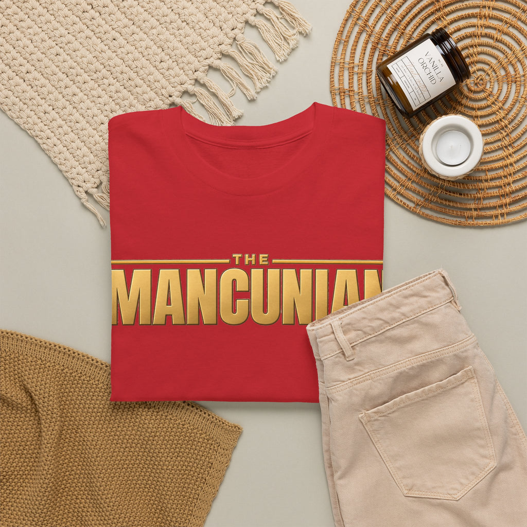 Mancunian Gold Logo Cotton T‑Shirt