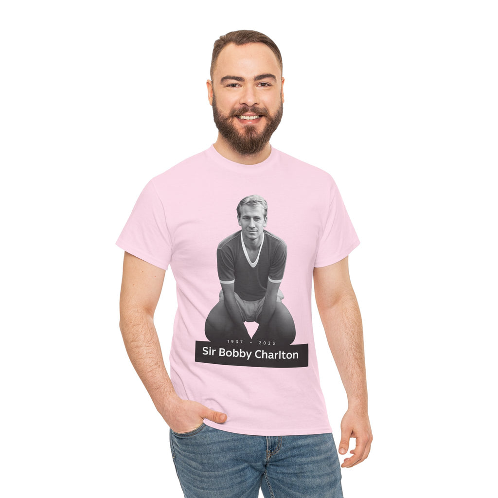 Sir Bobby Charlton Football Legend Cotton T‑Shirt