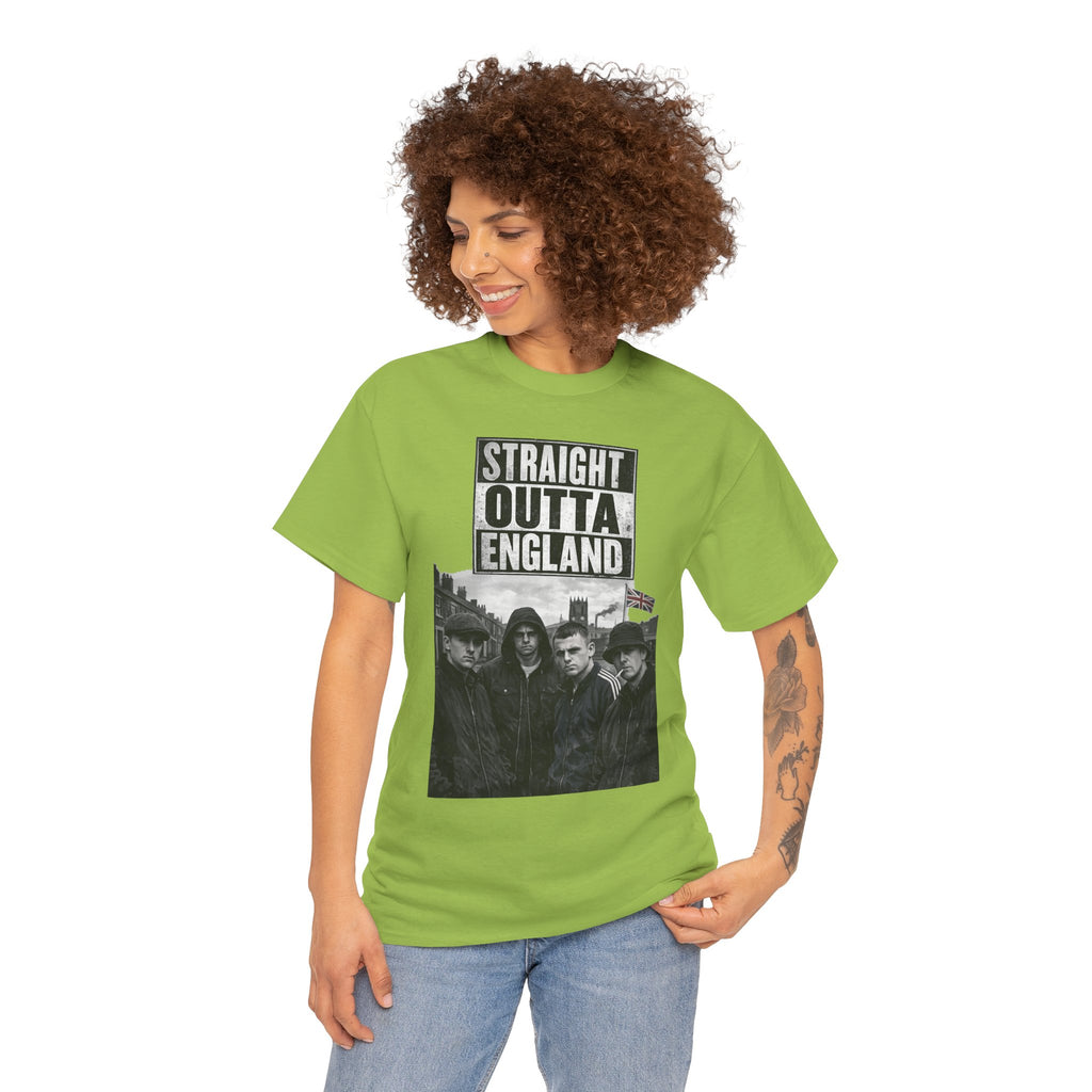 Straight Outta England T-Shirt — Retro Band Photo Tee