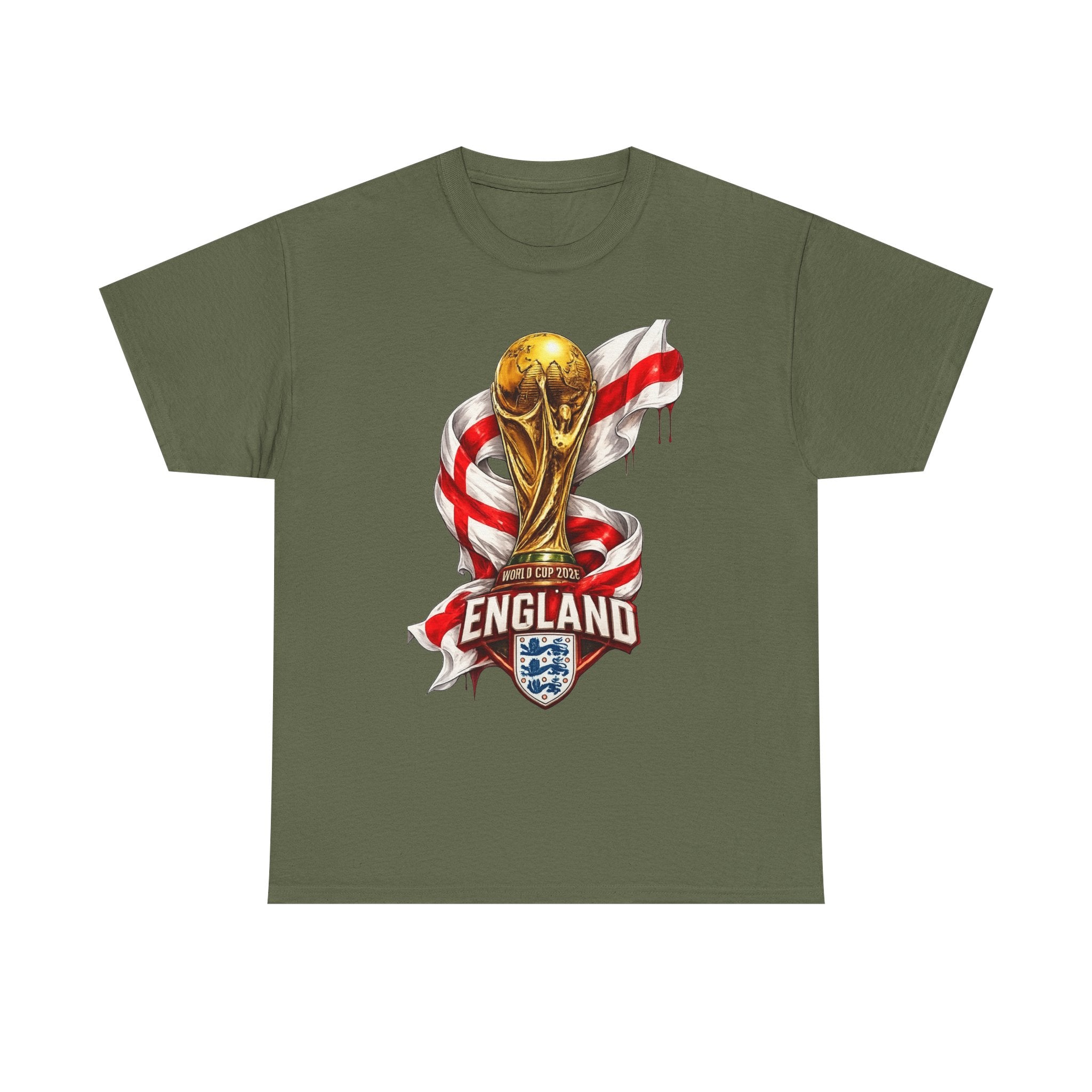 England World Cup Trophy T‑Shirt — St George's Cross Football Fan Tee