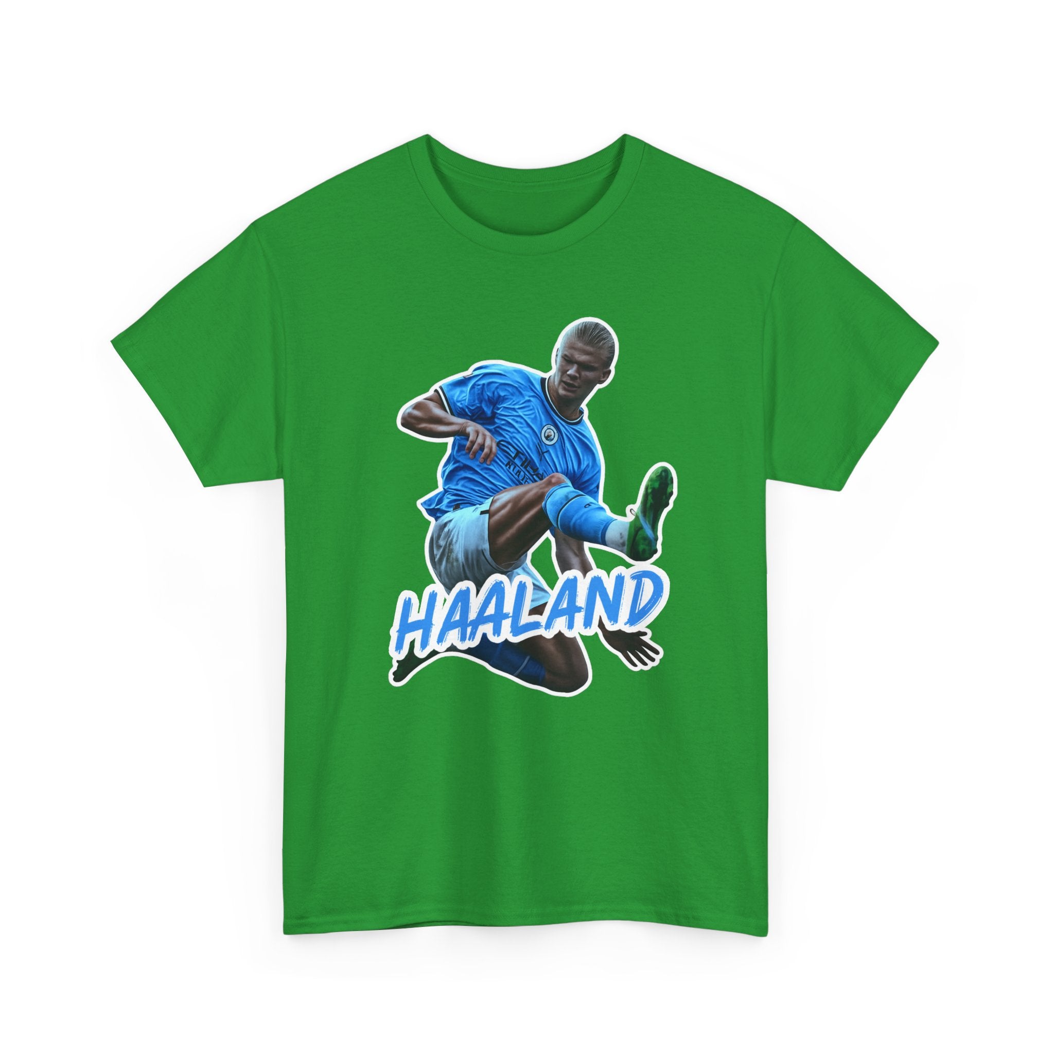 Erling Haaland Manchester City Soccer T‑Shirt – Dynamic Action Graphic Tee