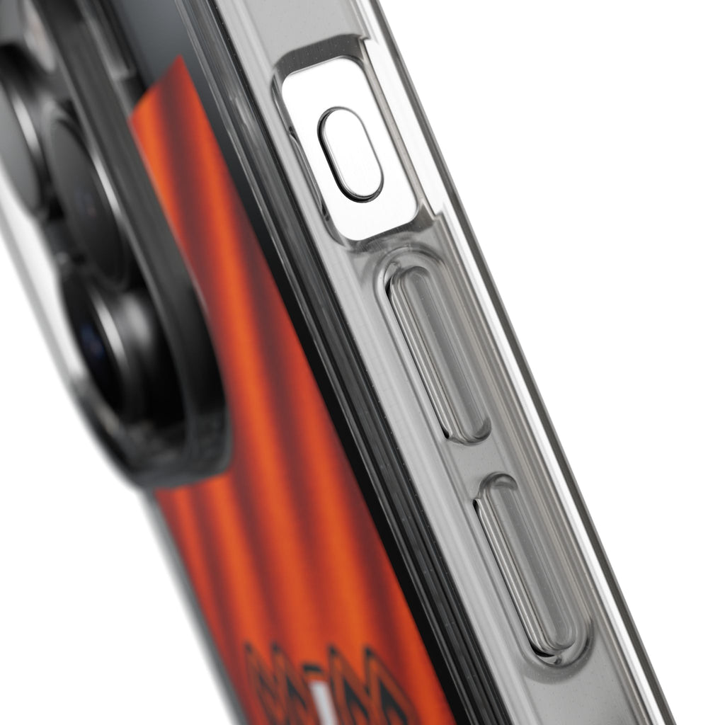 Salford CIty Inspired Phone Case — 'SCFC Back in Orange' Clear Protective Cover