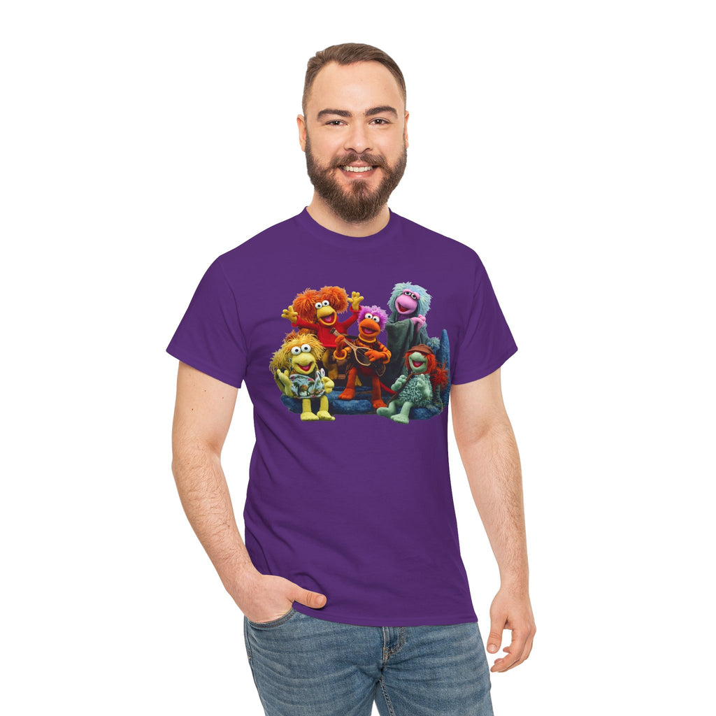 Fraggle Rock Muppet Crew Graphic Tee — Vintage Puppet Group T-Shirt