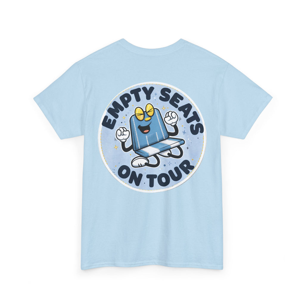 Manchester City T-Shirt — 'Empty Blue Seats On Tour' Retro Skate Graphic Tee