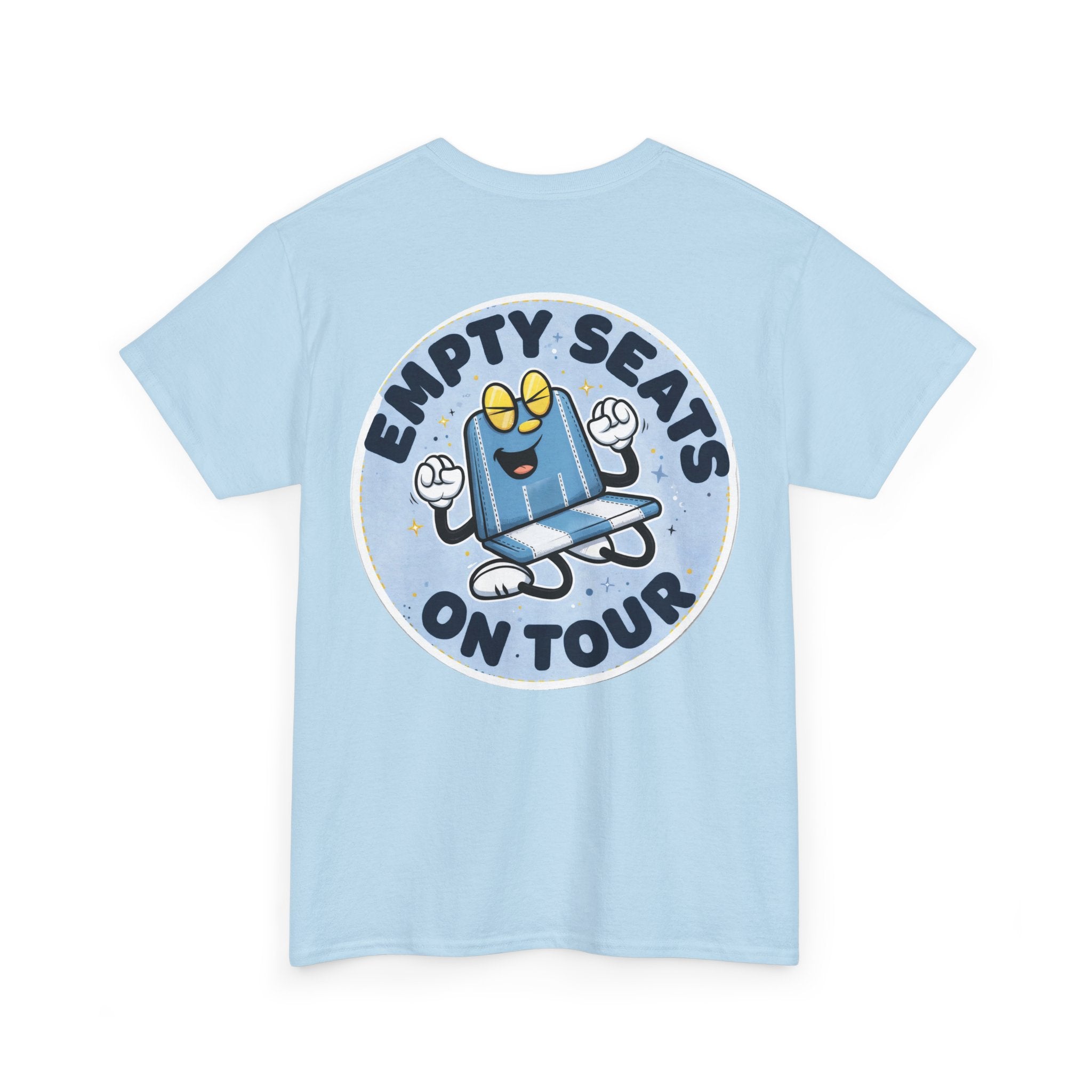 Manchester City T-Shirt — 'Empty Blue Seats On Tour' Retro Skate Graphic Tee