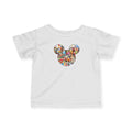 Mickey Ears Infant Tee — Colorful Mouse Head Collage Baby Shirt