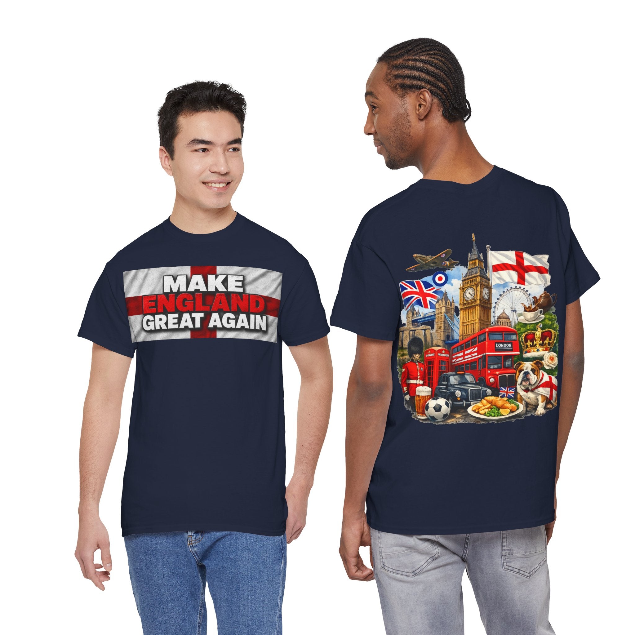 England Pride T-Shirt — "Make England Great Again" Graphic Tee