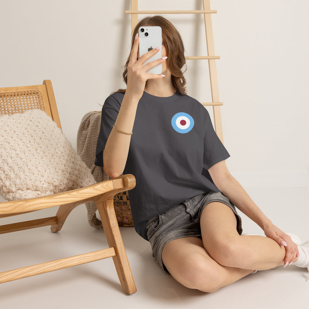 Manchester City Inspired Target Roundel Cotton T-Shirt