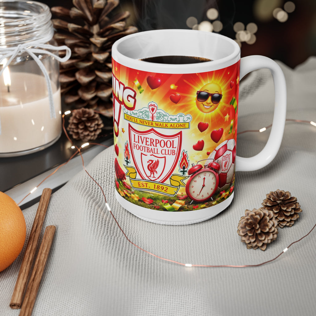 Good Morning Reds! Liverpool FC Ceramic Coffee Mug – 11oz & 15oz