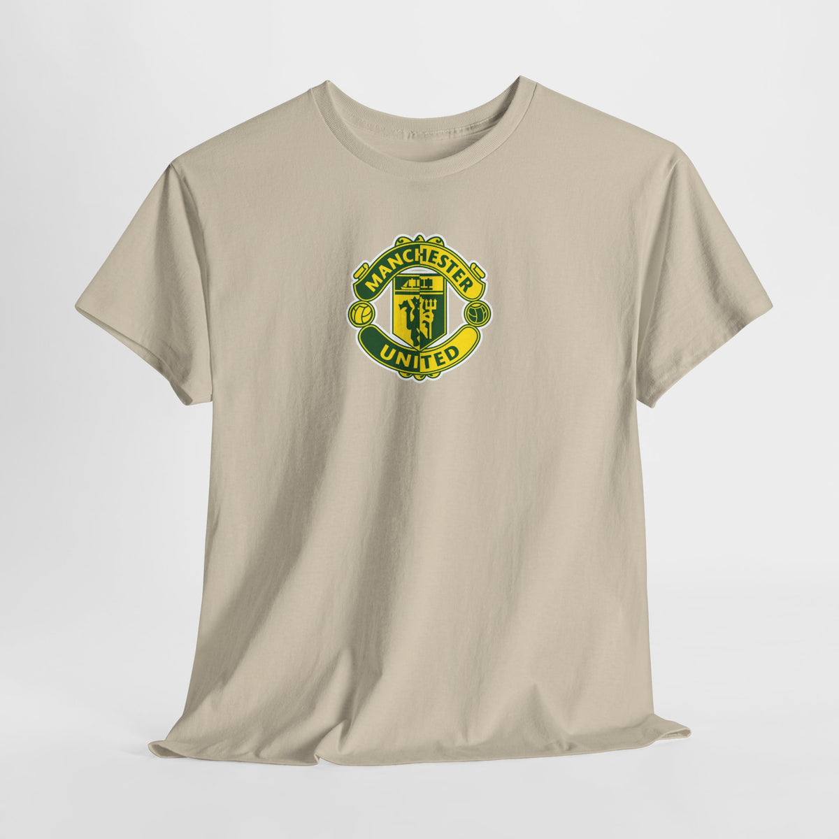 Manchester United Retro Crest Cotton T-Shirt