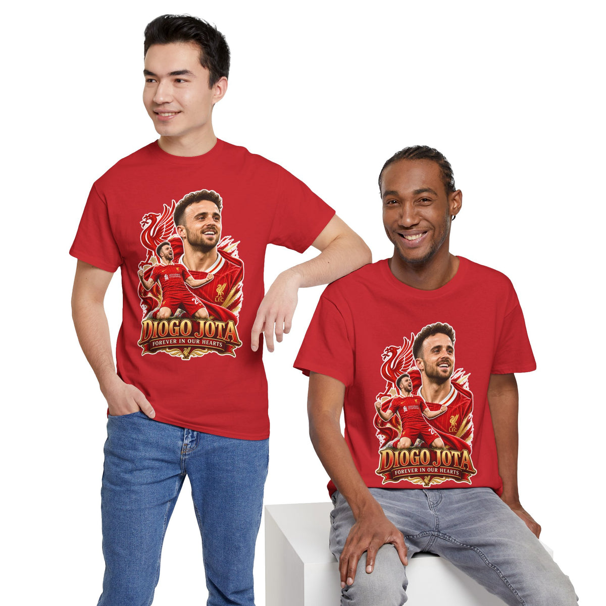 Diogo Jota Liverpool Fan Tee — "Forever in Our Hearts" Soccer Shirt